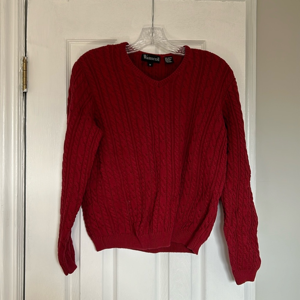 Vintage 80’s cable knit sweater.